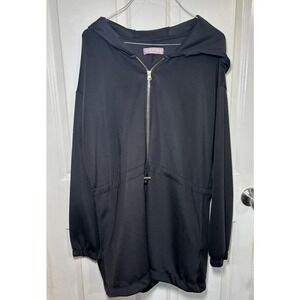 Soybu Women's Black Long Sleeve Quarter Zip Active Wear Size Large